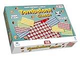 Tombola Classic 48 Folders Traditional Table Game for the Whole Family with Dashboard, Wooden Numbers and 48 Folders with Finisscales + Key Ring Whistle