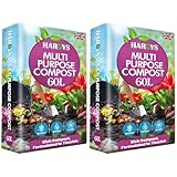 Hardys 120L Multi Purpose Compost - Potting & Seed Compost for Outdoor Plants | All Purpose Indoor Plants Potting | Nutrient Rich Fertiliser for Garden, Pots, Planter Beds