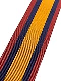 Hornbeam Militaria Replacement Boer War Medal Ribbon, Queens South Africa Medal, Full Size (6 inches)