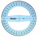 Helix 10cm 360 degree Protractor (Box of 50)