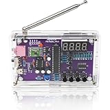 FM Radio Kit Soldering Practice Kits, DIY Electronic Project Kit FM 87-108MHz with 2 Power Modes EK1989, Soldering Learning and Teaching for Beginners, Adults, Kids