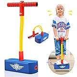 Toyzey Toys for 3-12 Year Old Boys girls, Birthday Gifts for Kids Pogo Jumper Stick Toy for Kids 3-12 Year Old Outdoor Toys for Children Festival Presents Toy Age 3-12 Easter Stocking Blue