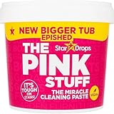 Pink Stuff Miracle Cleaning Paste 850g All Purpose Powerful Multi Surface Stain Remover for Bathroom, Kitchen, Tiles, Glass, Cookers, Sinks, Grease, Limescale, Grime, Tough Dirt