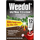 Weedol Ultra Tough Weed Killer Liquid Concentrate, 12 Tubes