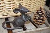 Cast Iron Mouse Home or Garden Ornament