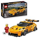 LEGO Speed Champions Porsche 911 GT3 RS Super Car Toy - Car Model Kit with a Driver Minifigure - Birthday Gift for 9+ Year Old Boys - 77239