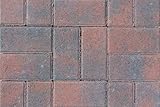 Block Paving 200x100x50mm Charcoal/Brindle FULL PACK 488pcs 9.76m² (Brindle)