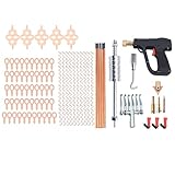86pc Stud Welder Dent Puller Kit Car Body Panel Dent Spot Welding Repair Tools Auto Car Spot Repair Device Welding Hammer Gun Tool Dent Repair Remover Set with 6-Finger Concave Claw