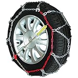 MP Essentials Sumex Husky Winter Professional 16mm 4WD Car Snow Chains for 17" Car Wheel Tyres - Pair (255/65 R17)