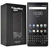 BlackBerry KEY2 128GB (Dual-SIM, BBF100-6, QWERTY Keypad) Factory Unlocked SIM-Free 4G Smartphone (Black Edition)