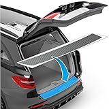 uProtect Car Bumper Protector Full Set for Skoda Octavia Estate 4 (IV) NX5 I 2020-2024 - Rear Bumper guards for cars, anti scratch, Paint Protector For Sill Lip - Carbon Black
