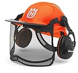 Husqvarna Forest Functional Professional Chainsaw Helmet Flourescent orange