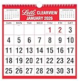 Letts of London Clearview Month to View Calendar 2026 26-TCMC