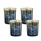 Kate Aspen Votive Candle Tealight Holders, UNIT, Deep Blue