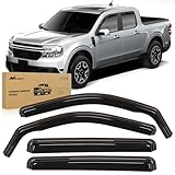 Nilight Window Rain Guards for Ford Maverick 2022 2023 2024 XL XLT Lariat Window Deflectors, Vent Window Visors-4 Pieces