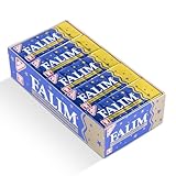 Falim Chewing Gum Damla Sakız Flavour, Pack of 20 (5 Each = 100) - Sugar-Free & Tooth-Friendly - Mastic Flavour, Turkish Chewing Gum Without Sugar for Fresh Breath & Long Chewing Experience