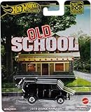 Hot Wheels Old School Model Car 1979 Dodge RAM Van - Die Cast Scale 1:64 - Length 7 cm - HVJ38 - Series Pop Culture