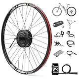 Varstrom 36V 250W Rear Ebike Conversion Kit 26" Rear Wheel Hub Motor Kit Electric Bike Conversion Kit with DZ40 Display & PAS Sensor & Controller for City & Mountain Bikes