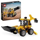 LEGO Technic Backhoe Loader Construction Vehicle Toy for 7+ Year Old Boys & Girls - Building Set with Back Digger, Scoop and Outriggers - Birthday Gift Idea 42197