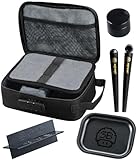 Stash Bros Smell Proof Bag with Accessories | Smell Proof Container Stash Box with 2 Doob Tube, Rolling Tray Bundle Smell Proof Box with UV Jar & 2 air Tight Storage containers