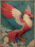 Animal DIY Diamond Art, Diamond Painting for Home Wall Decor, Bird 5D Square Full Drill Crystal Art Kits for Adults, DIY Cross Stitch Embroidery Crafts Pictures, Gifts for Women, 24x36in R-1155