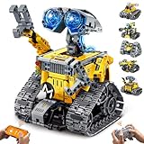 IKUPER Technic Robot Building Kit for Kids Boys Aged 6-12, Remote & App Controlled Toy Set, Creative STEM Gifts for Christmas & Birthday, Build 6in1 Model with 631 Pieces