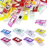 Wonder Clips for Sewing, Quilting and Crafting - Plastic Fabric Holders for Dressmaking and Hanging Objects (30 PCS)