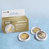 Leuchtturm1917 ULTRA Perfect Fit Coin Capsules for 1 oz. Krugerrand Gold, Pack of 10
