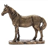 The Leonardo Collection LP46000 Reflections Bronzed Horse Ornament, 18x5x15cm