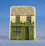 Birchcroft Porcelain China Collectable Thimble - Miniature House Shape - Wool Shop