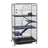Little Friends Blenheim Extra Tall Rat Cage with Accessories, 140 cm, Black
