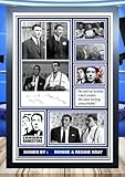 (335) The Kray Twins Ronnie Kray & Reggie Kray Signed Framed Autograph Signature A4 (21 X 297 CM) Art Work Wall Art Display (REPRINT) #####