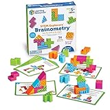 Learning Resources STEM Explorers Brainometry Age 5+, Critical Thinking & STEM Skills 3D Puzzle Game for Kids, 10 STEM Challenges, Ages 5+