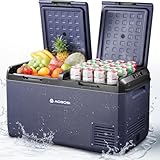 AAOBOSI 75L Car Fridge, IPX4 Waterproof Dual Zone Camping Fridge Freezer with APP Control, 12V/240V, -20°C to 20°C – Ideal for Campervan, Truck, Boat, Motorhome, Travel & Picnic