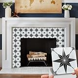 Starry Tile Stickers - Fireplace - Waterproof & Removable - Peel and Stick - Backsplash Tile Stickers