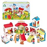 Early Learning Centre Happyland Village Collection For Children From 18 Months To 5 Years Toddler Toys Play Figures Happy Land Toy Sets People Kids Gift