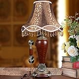 JHHNCVBC Antique Telephone, Desk Lamp Phone One Mac European Retro Phone Landline Telephone Desk Lamp Home 47x47x76.9cmcm