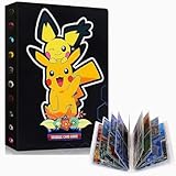 Card Binder for Pokemon, 4-Pocket Card Holder Album 30 Pages Holds 240 Cards, Trading Card Binder