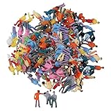 BQLZR Multicolor 1:200 Scale Z Gauge Hand Painted Layout Model Street Scenes People Figure Pack of 200