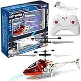 Remote Control Helicopter for Kids, RC Flying Toy, Altitude RC Helicopters, One Key Take Off/Landing, Easy to Fly Indoor/Outdoor RC Helicopter, Gifts Toys for Kids Beginners 8+ Accessory (Red)