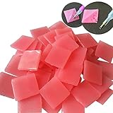 Gemini_mall® 20 Pieces 2 x 2 cm Diamond Painting Glue Clay DIY Cross-Stitch Painting Clay, Red