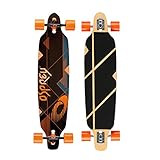 Osprey | Twin Tip Longboard, 39inch Complete Skateboard, 7-Ply Canadian Maple, For Kids Adults and Beginners, Nexus, Multiple Colours