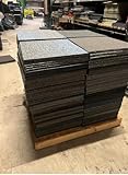 400 x Mixed Colours Carpet Tiles (100 sqm) Heavy Duty Commercial Premium Retail Office Flooring Random, Bitumen Backed Pallet Job Lot Grey Blue RED Orange Green Biege Brown Stripe