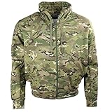 Kombat UK Men Camo Hoodie - Full Zip - BTP (British Terrain Pattern), Small