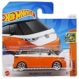 Hot Wheels - Volkswage ID. Buzz - HW Vans 2/5 - HTB94 - Short Card - VW Bus - Orange - Mattel 2024-1:64