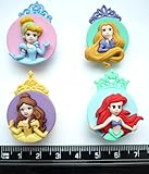 Disney THE PRINCESSES - Novelty Craft Buttons & Embellishments by Dress It Up