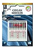 Sewing Machine Needles Domestic, Organ Combi Pack, Brother, Janome Singer, Pfaff Domestic Machines