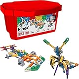 K'NEX Click and Construct Value Building Set with Storage Tub Educational Toys for Kids, 522 Piece Stem Learning Kit, Construction Toys for Kids Aged 7+ Basic Fun 18025
