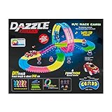 VIPER Track Set Glow in the Dark Racetrack for Kids RCR RC Racer Set, Multi-Coloured Construction Toy For Boys or Girls (326pcs)