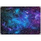 Luminora 7x5ft Fabric Galaxy Star Backdrop Starry Night Sky Universe Space Photography Background Boy Girl Birthday Party Decorations Tapestry Photo Banner Props